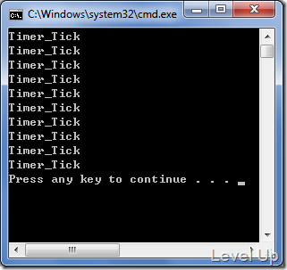 [C++]Simple nativated timer class