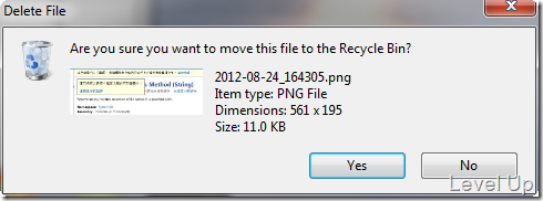 [C#]Delete a File and Send It to the Recycle Bin