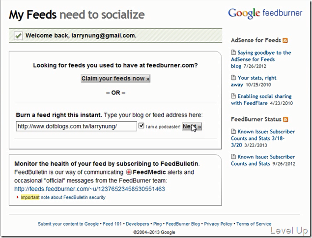 Google FeedBurner