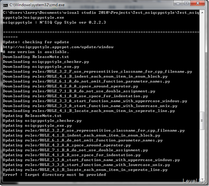 [C++]Check C/C++ Coding Style with nsiqcppstyle