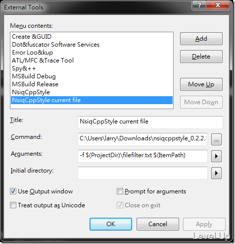 [C++]Check C/C++ Coding Style with nsiqcppstyle