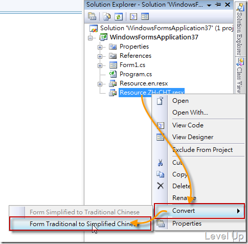 Convert Resource Files Between Simplified and Traditional Chinese with the Visual Studio International Pack