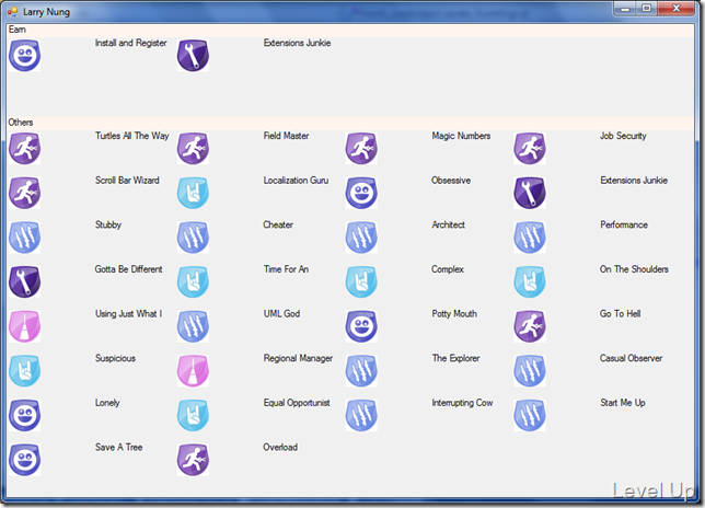 [Visual Studio][C#]Visual Studio Achievements API