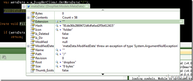 [C#]DropBox Development Series - Enumerate Files Stored in DropBox with DropNet