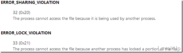 [C#]How to Detect Whether a File Is Locked