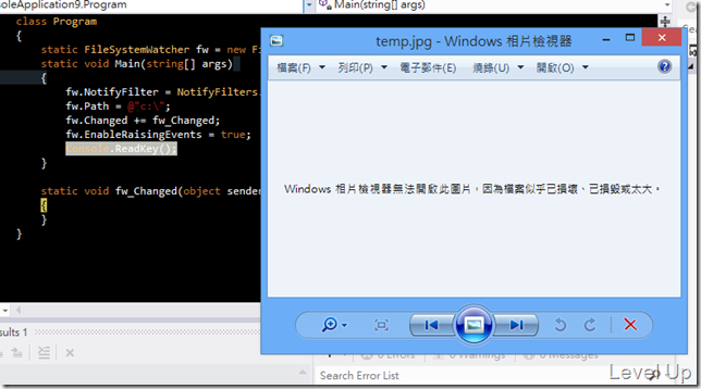 [C#]Fixing FileSystemWatcher Not Firing on LastAccess Since Vista