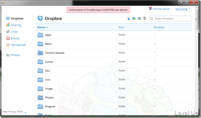 [C#]DropBox Development Series - DropBox OAuth Authentication with DropNet