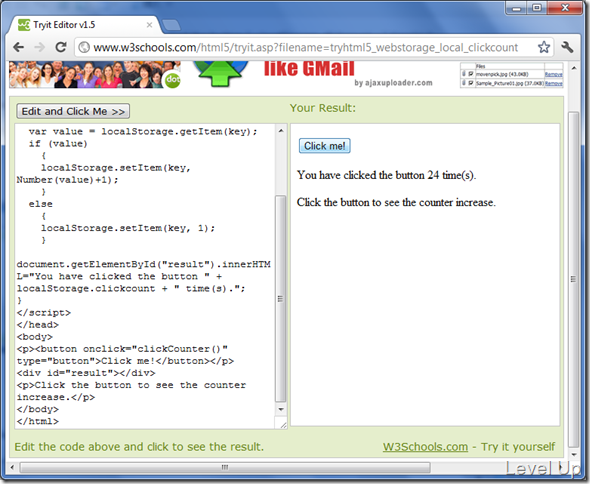 [JavaScript]HTML5 New Feature - Web Storage