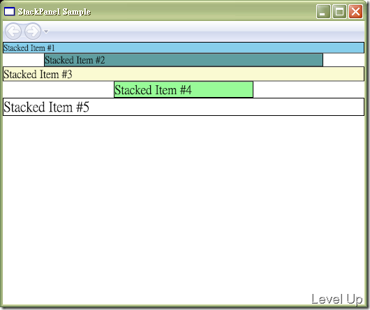 [WPF]StackPanel