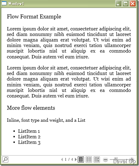 [WPF]FlowDocument