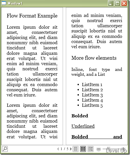 [WPF]FlowDocument