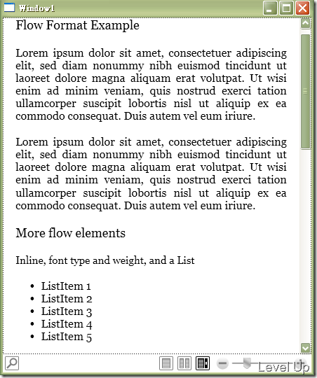 [WPF]FlowDocument