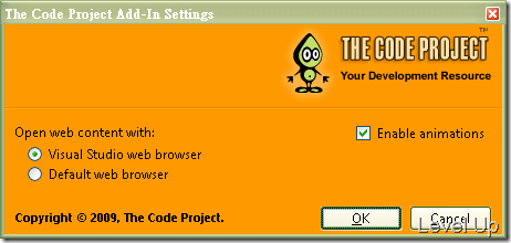 [.NET Resource][Visual Studio]The Code Project Add-In for Visual Studio 2008