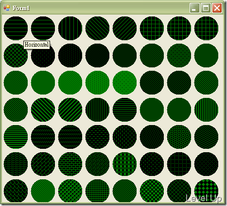 [VB.NET]HatchBrush