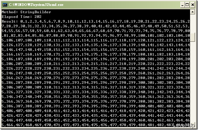 [Performance][C#]Performance Comparison of StringBuilder vs String.Join for Concatenation