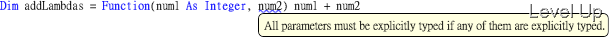 [VB.NET]VB 10.0 Statement Lambdas