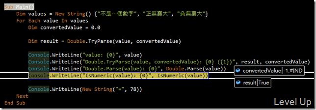 Notes on Using Double.Parse, Double.TryParse, and IsNumeric