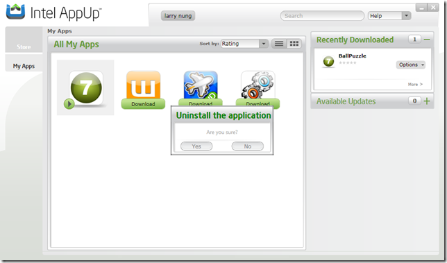 [IADP]Intel AppUp software uninstall process