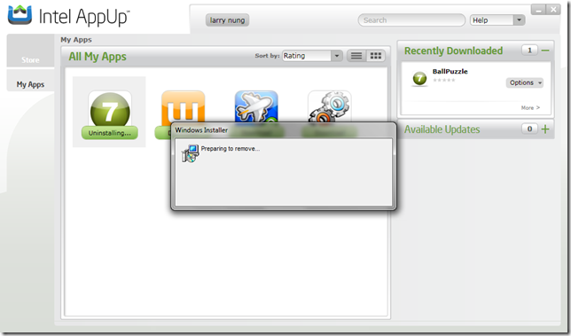 [IADP]Intel AppUp software uninstall process