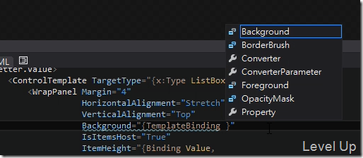 Visual Studio 2013 RC New Feature - XAML Editor's enhanced intelliSense