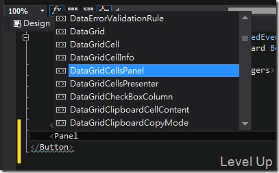 Visual Studio 2013 RC New Feature - XAML Editor's enhanced intelliSense