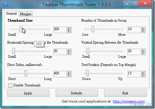 [Software]Taskbar Thumbnails Tuner