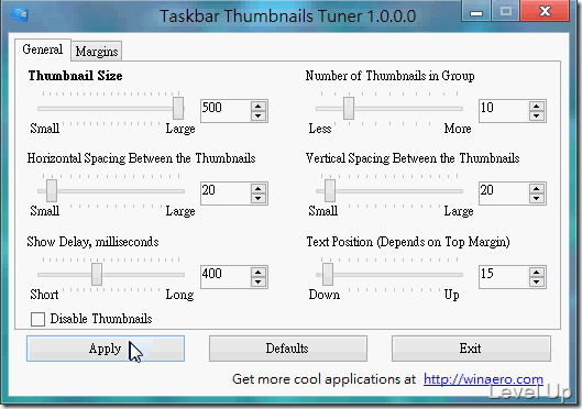 [Software]Taskbar Thumbnails Tuner