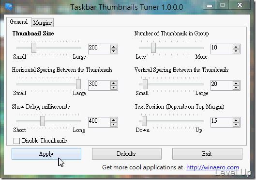 [Software]Taskbar Thumbnails Tuner