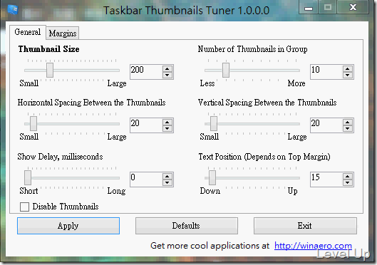 [Software]Taskbar Thumbnails Tuner