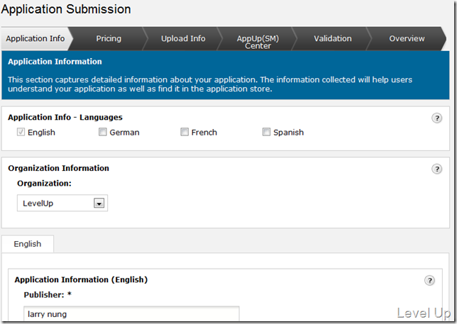 [IADP]Create an Application and Get Its GUID with the Intel AppUp Visual Studio Plug-In