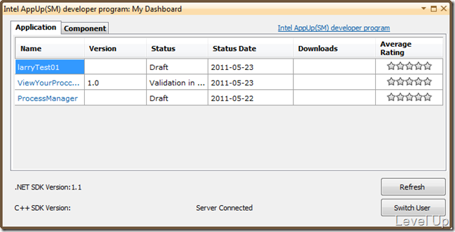 [IADP]Create an Application and Get Its GUID with the Intel AppUp Visual Studio Plug-In