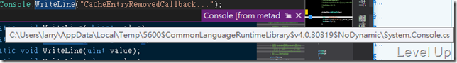 Visual Studio 2013 Preview New Feature - Peek Definition