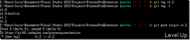 [Git]Tag a Commit with git tag