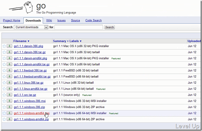 Prepare go language's windows development environment