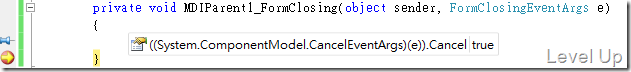 [C#]Fixing an MDI Parent Window That Won't Close Properly Due to a Child Window