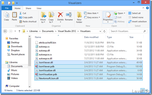[Visual Studio]View JSON Strings with JSON Viewer