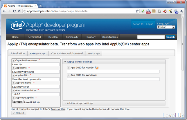 [IADP]Package Your Web App with the AppUp(TM) Encapsulator Beta
