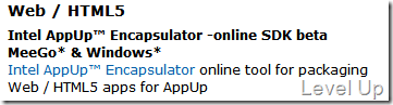 [IADP]Package Your Web App with the AppUp(TM) Encapsulator Beta