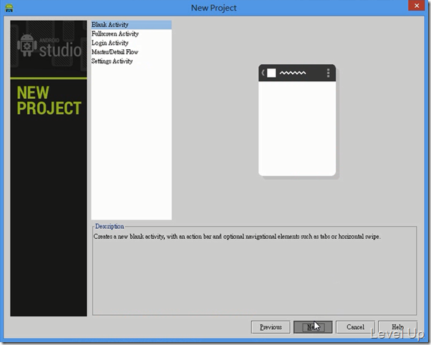 Create your first android app with Android Studio