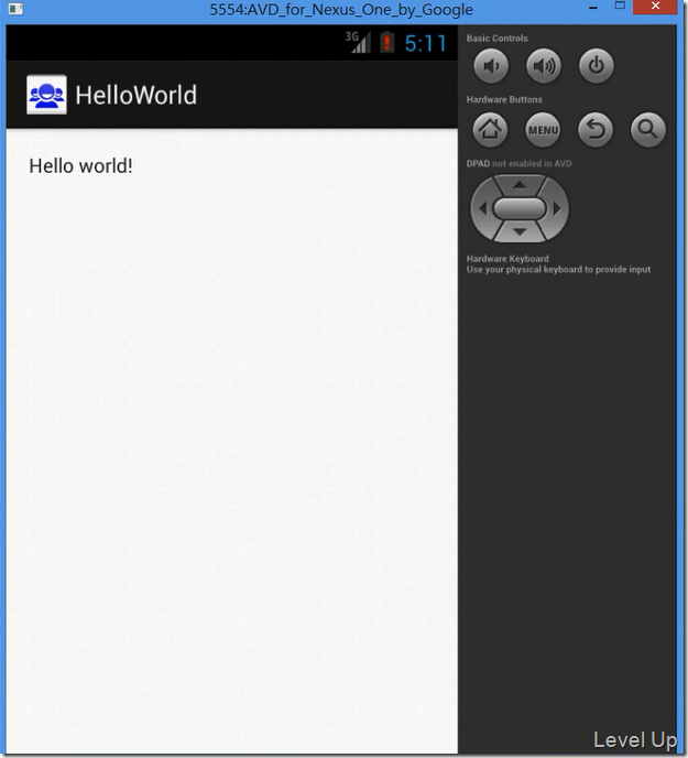 Create your first android app with Android Studio