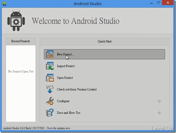 Create your first android app with Android Studio