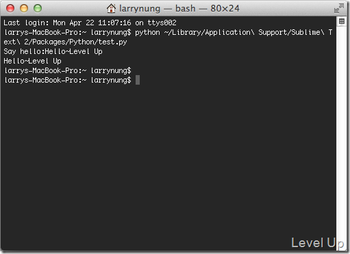 Run python with SublimeText