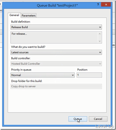 Invoke Team Build with Team Foundation Service