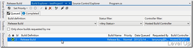 Invoke Team Build with Team Foundation Service