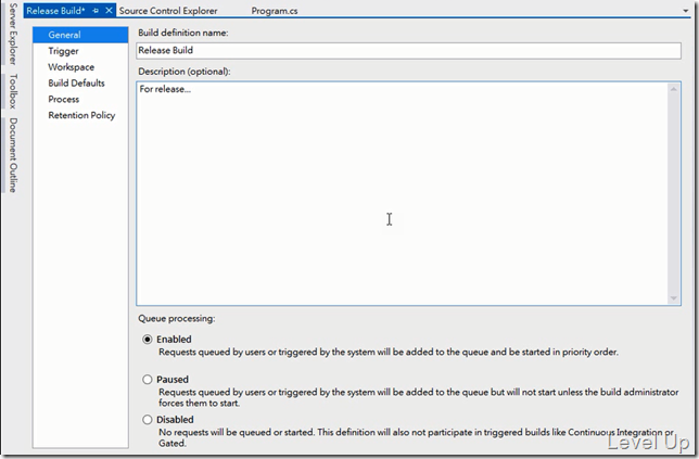 Invoke Team Build with Team Foundation Service