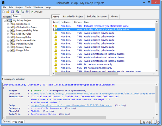 CA1810_ Initialize reference type static fields inline