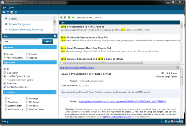 [Software]Microsoft Script Explorer for Windows PowerShell