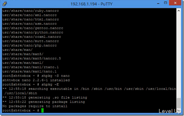 [NetTV Mod][sh4twbox]Install and Manage Packages with shpkg
