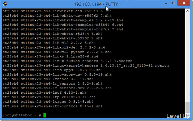 [NetTV Mod][sh4twbox]Install and Manage Packages with shpkg