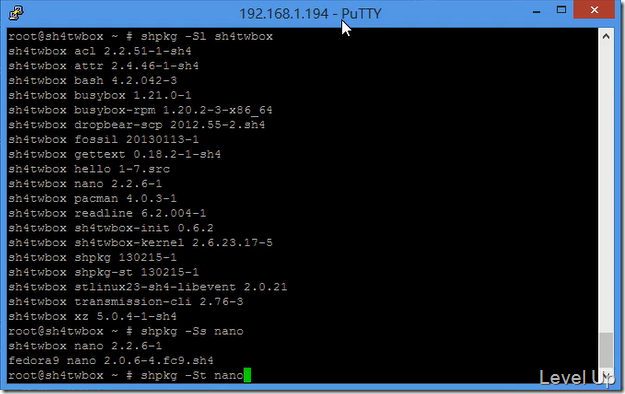 [NetTV Mod][sh4twbox]Install and Manage Packages with shpkg